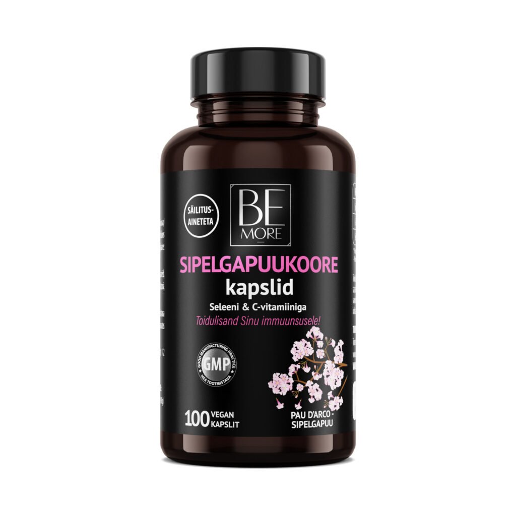 Sipelgapuukoore kapslid seleeni ja C-vitamiiniga