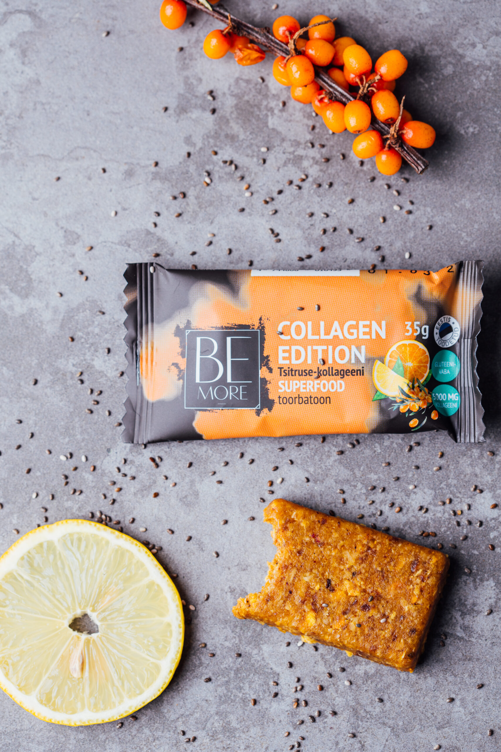 COLLAGEN EDITION tsitruse-kollageeni toorbatoon - 16tk