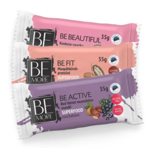 Ole vormis, ilus ja aktiivne toorbatoonid - 2+2+2 tk