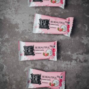 Be Beautiful kookose-vaarika toorbatoon - 16tk