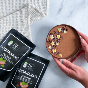 Maapähklivõi-šokolaadi smuutikauss